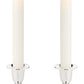 Edzard Kerzenständer Perla (2er Set) versilbert, H 7 cm
