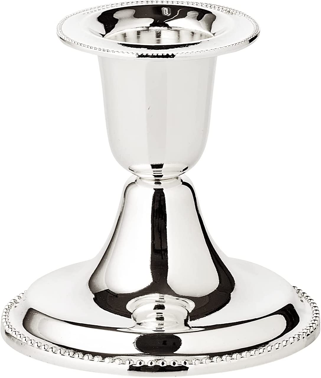 Edzard Kerzenständer Perla (2er Set) versilbert, H 7 cm