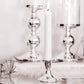 Edzard Kerzenständer Perla (2er Set) versilbert, H 7 cm