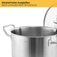 Silberthal Induktions-Kochtopf aus Edelstahl 20 cm, 3,5L mit Deckel