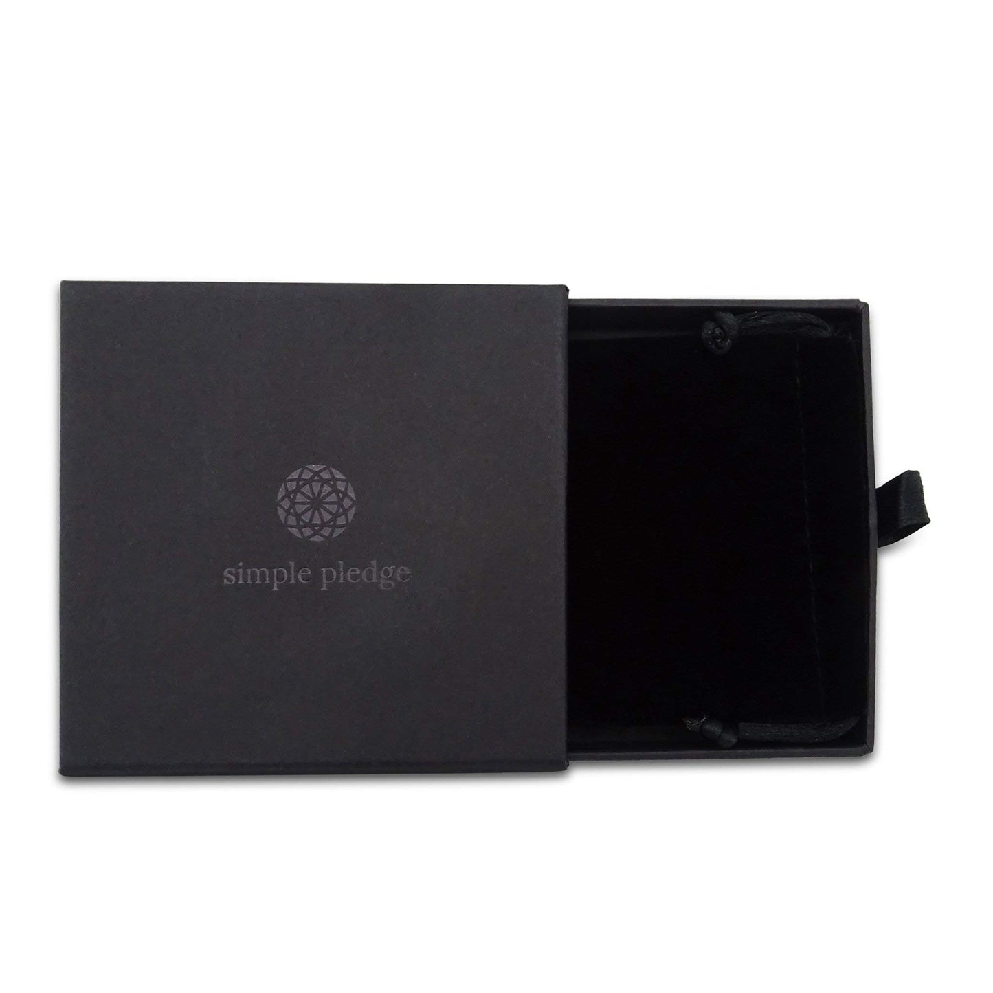 Simple Pledge "Lebe Liebe Lache" Armreif - Silber - Blind