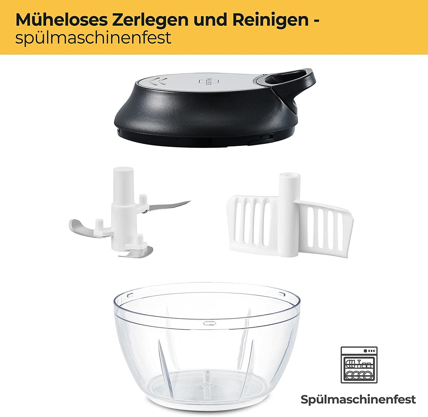 Silberthal Manueller Multizerkleinerer mit 3 Klingen