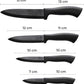 Silberthal Keramikmesser Set Schwarz - 4-teilig