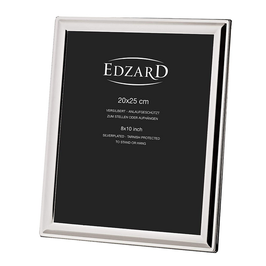 Edzard Fotorahmen Terni 20x25cm, edel versilbert und anlaufgeschützt, inkl. 2 Aufhängern
