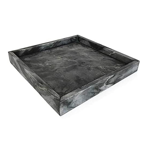 Adorist Marmortablett dunkelgrau quadratisch 30x30cm